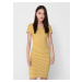 Yellow Striped Basic Dress ONLY Fiona - Women