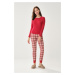 Dagi Pajama Bottoms - Red - Relaxed