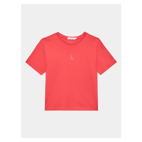 Calvin Klein Jeans Tričko IG0IG02136 Ružová Regular Fit