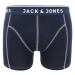 JACK & JONES Boxerky 'JACSIMPLE'  tmavomodrá / biela