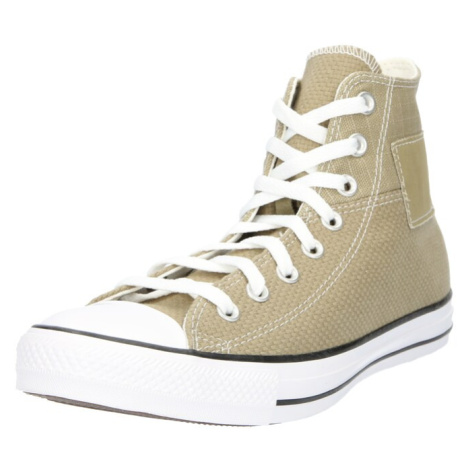 CONVERSE Členkové tenisky 'Chuck Taylor All Star'  kaki / biela