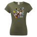 Dámské tričko s potlačou Marvel postavy - ideálny darček pre fanúšikov Marvel