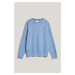 SVETER GANT COTTON MICRO TEXTURED C-NECK CLEAR SKY