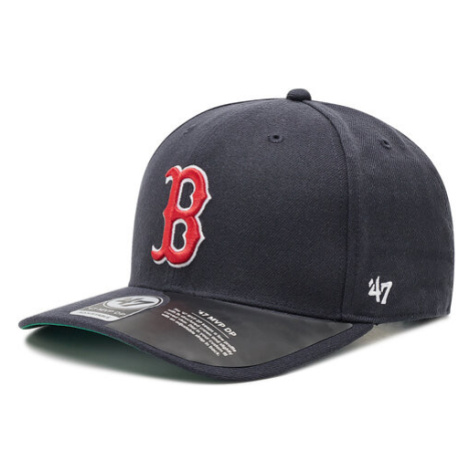47 Brand Šiltovka Boston Red Sox 47 Clean Up B-CLZOE02WBP-NY Tmavomodrá
