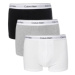 Pánske boxerky CALVIN KLEIN 3 PACK-TRUNK-BLACK, GREY HEATHER, WHITE