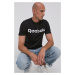 Bavlnené tričko Reebok Street GJ0136 čierna farba, s potlačou, GJ0136.100042232