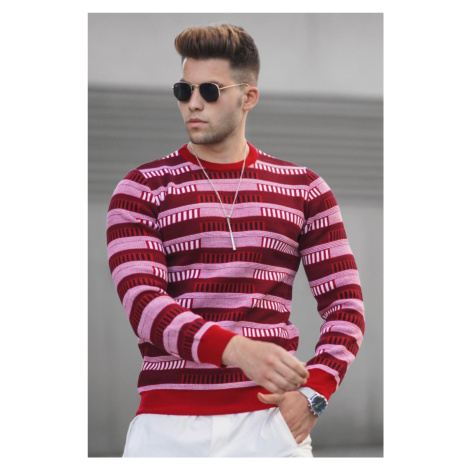 Madmext Red Men's Sweater 5189