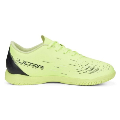 Puma ULTRA PLAY IT JR Detská halová obuv, svetlo zelená, veľkosť 35.5