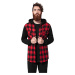 Plaid Shirt Flanell Sweat Sweat Sleeve Blk/Red/bl