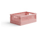 Skladacia prepravka mini Made Crate - candyfloss pink