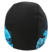 Látková plavecká čiapka s potlačou Camo čierno-modrá
