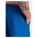 Ombre Men's two-tone ribbed swim shorts - dark blue