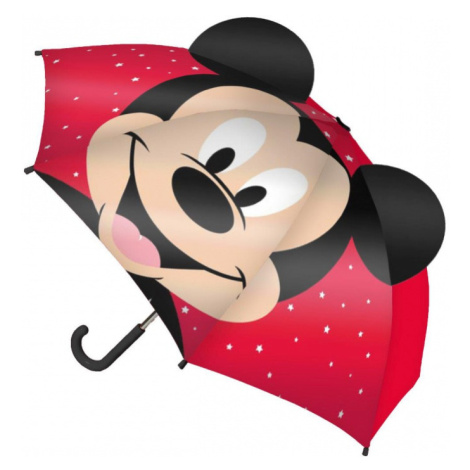 Chlapčenský 3D dáždnik MICKEY MOUSE Red, 2400000416