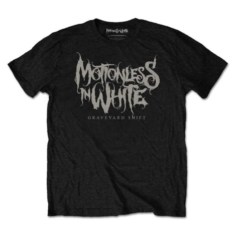 Motionless In White Tričko Graveyard Shift Unisex Black