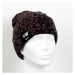 Zimná čapica New Era Womens MLB Leopard Cuff Knit Black