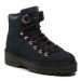 Tommy Hilfiger Outdoorová obuv Nubuck Outdoor Flat Boot FW0FW06724 Tmavomodrá