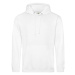 Just Hoods Unisex mikina s kapucňou JH001 Arctic White