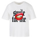 Women's T-shirt Smile For Me - white