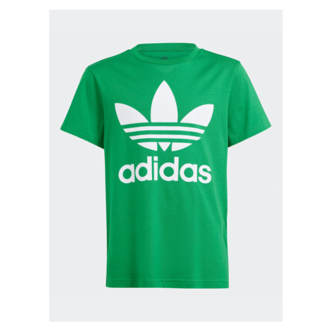 Adidas Tričko adicolor Trefoil IN8450 Zelená Regular Fit