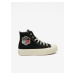 Black Women's Ankle Sneakers on the Converse platform Chuck Taylor - Women