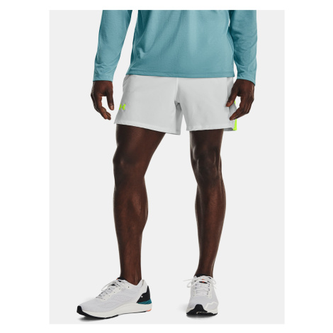 Biele športové kraťasy Under Armour LAUNCH ELITE 5'' SHORT