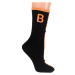 Čierno-oranžové ponožky AKIN