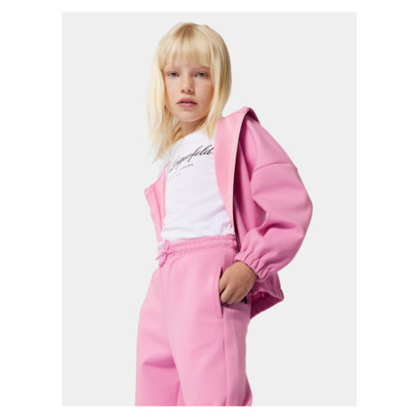 Karl Lagerfeld Kids Mikina Z30097 S Ružová Regular Fit