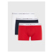 Pánske boxerky 3-PACK UM0UM02761 0UB black/white/red - Tommy Hilfiger