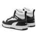 Puma Sneakersy Rebound v6 Mid Jr 393831 01 Biela