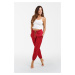 Women's long trousers Viva - crimson