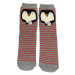 Termo sivo-červené ponožky STRAP