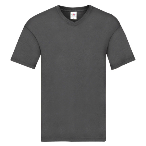 Graphite T-shirt Original V-neck Fruit of the Loom