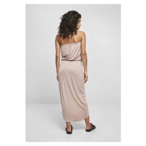 Women's Powder Pink Bandeau Dress Urban Classics