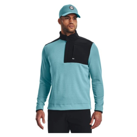 Under Armour STORM SWEATERFLEECE NOV Pánska golfová mikina, tyrkysová, veľkosť