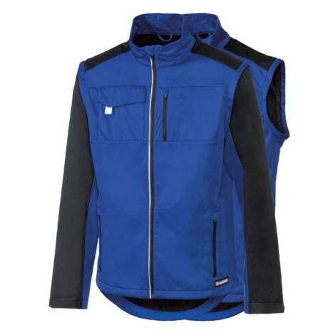 PARKSIDE PERFORMANCE® Pánska softshellová pracovná bunda (modrá/čierna)