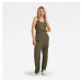 G-STAR Overal - Adjustable tank jumpsuit zelený