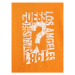 Guess Tričko N3GI00 K8HM0 Oranžová Regular Fit
