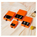 Darčeková krabička na šperky v oranžovej farbe