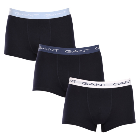 3PACK men's boxers Gant blue