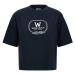 Tričko Woolrich Graphic T-Shirt Modrá