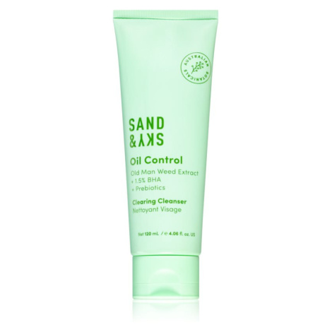Sand & Sky Oil Control Clearing Cleanser osviežujúci čistiaci gél pre mastnú a problematickú ple