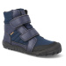 Barefoot zimná obuv s membránou Koel - Milan Vegan Tex Blue modrá