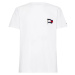 Tommy Hilfiger Tričko - WAVY FLAG CASUAL TEE biele