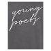 Young Poets Society Mikina Ciel Signature 107518 Sivá Regular Fit