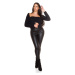 Sexi 2-dielny set - Bandeau Top a Crop Cardigan black Einheitsgroesse