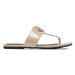 Calvin Klein Jeans Žabky Flat Sandal Slide Toepost Mg Met YW0YW01342 Ružová