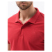 Ombre Polo tričká S1374 Červená