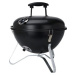 Home Elements Okrúhly gril BBQ, 37 cm, čierny