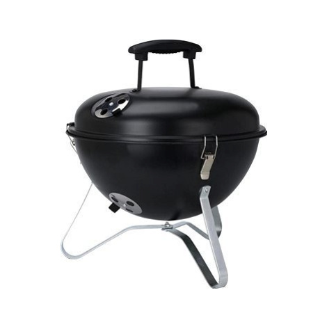 Home Elements Okrúhly gril BBQ, 37 cm, čierny