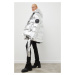 Páperová bunda MMC STUDIO Jesso Gloss dámska, šedá farba, zimná, oversize